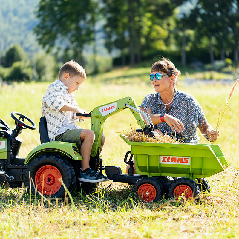 Falk Traktor mit Anhänger – max. 50 kg, 222,0 × 75,0 × 58,0 cm – ab 3 Jahren