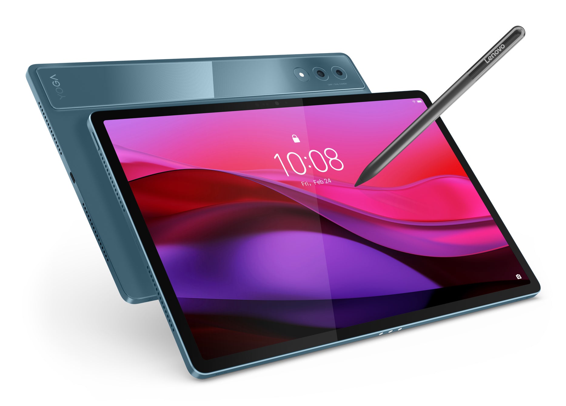 Lenovo Yoga Tab Plus – 12,7", 256 GB, 16 GB RAM, Wi‑Fi, Türkis, IP53