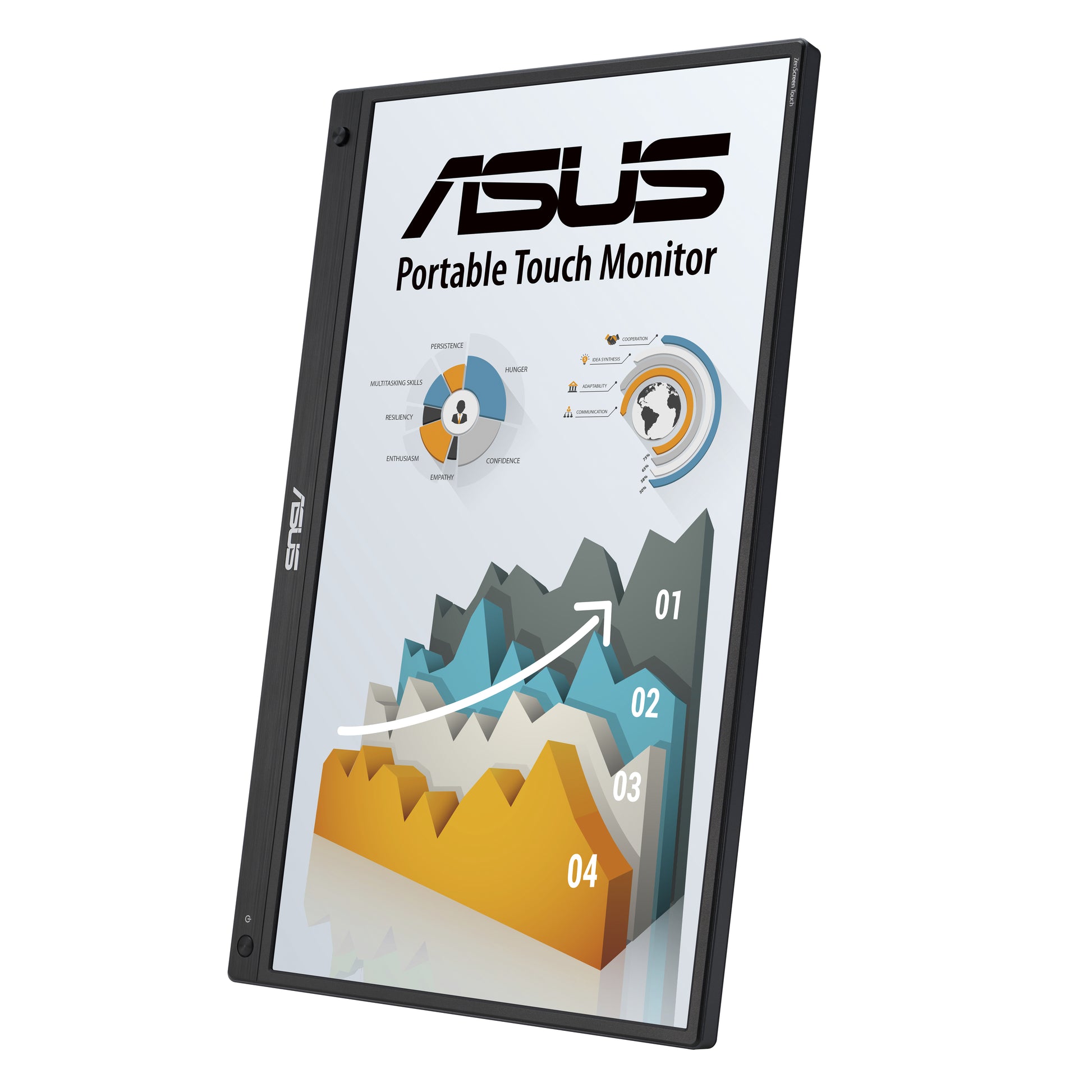 ASUS ZenScreen MB16AHT (90LM0890-B01170) – 15,6" Touch, 1920 × 1080 (Full HD), IPS