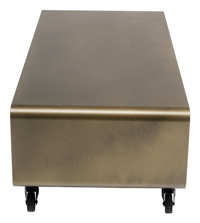 KARE Lounge TV-Möbel M – 90 × 42 × 30 cm, rechteckig – Stahl – braun