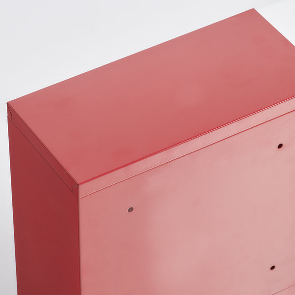 Zeller Present 18468 – Erste-Hilfe-Schrank, abschliessbar, Metall, 250 × 120 × 450 mm, rot