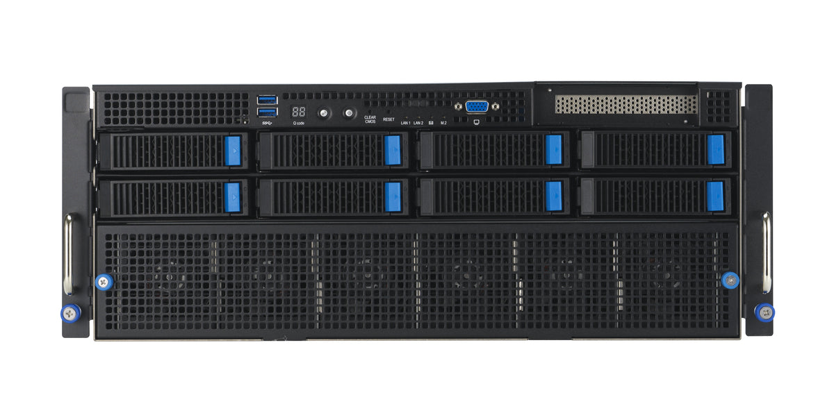 ASUS ESC8000-E11 Rack (4U) – Intel Xeon Scalable, max. 6 TB RAM, 9 Laufwerke (HDD & SSD)