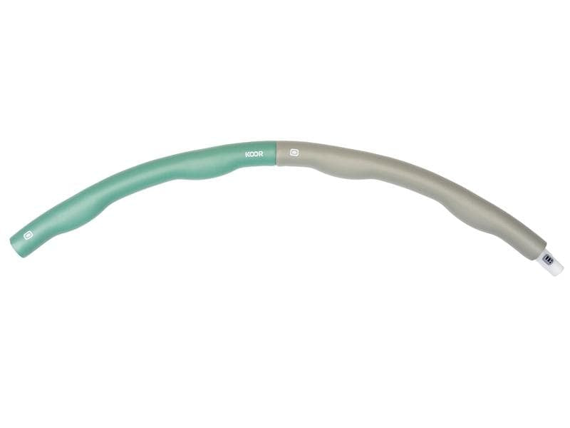 KOOR Hula-Hoop – Ø 100 cm – 1,5 kg – grau/grün