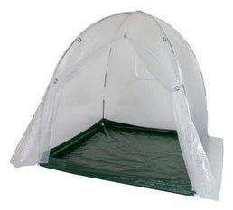Colibri Winterhaube – 150 × 150 × 150 cm, Pflanzenvlies, Grün, Transparent