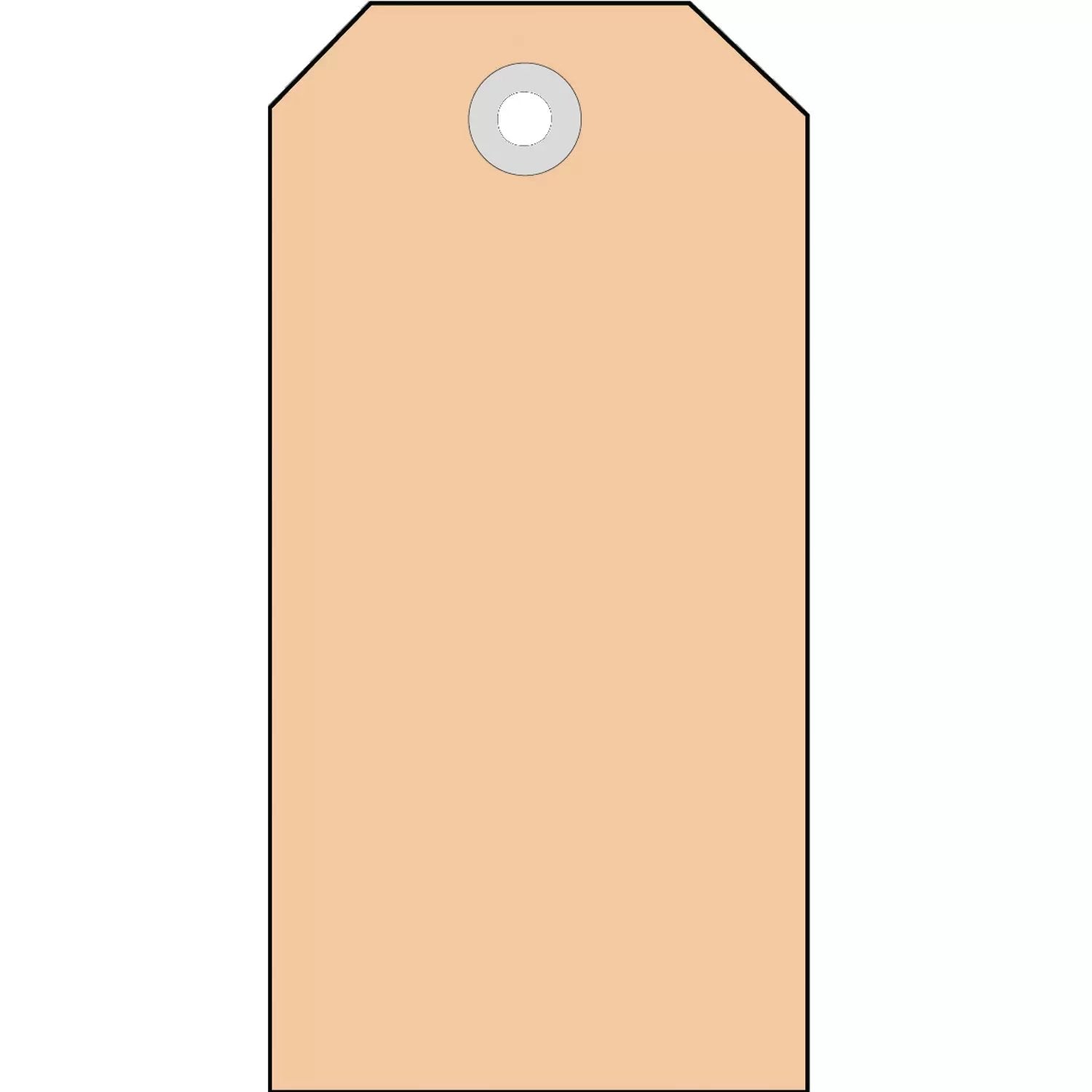 HERMA Anhängeetiketten – rechteckig 48 × 95 mm, braun, Karton, mit Pappöse, abgeschrägte Ecken, 1'000 Stk.