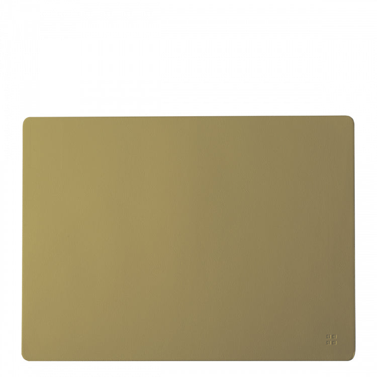 Sola Tischset – Kunstleder (PU), Gold, 45 × 32 cm