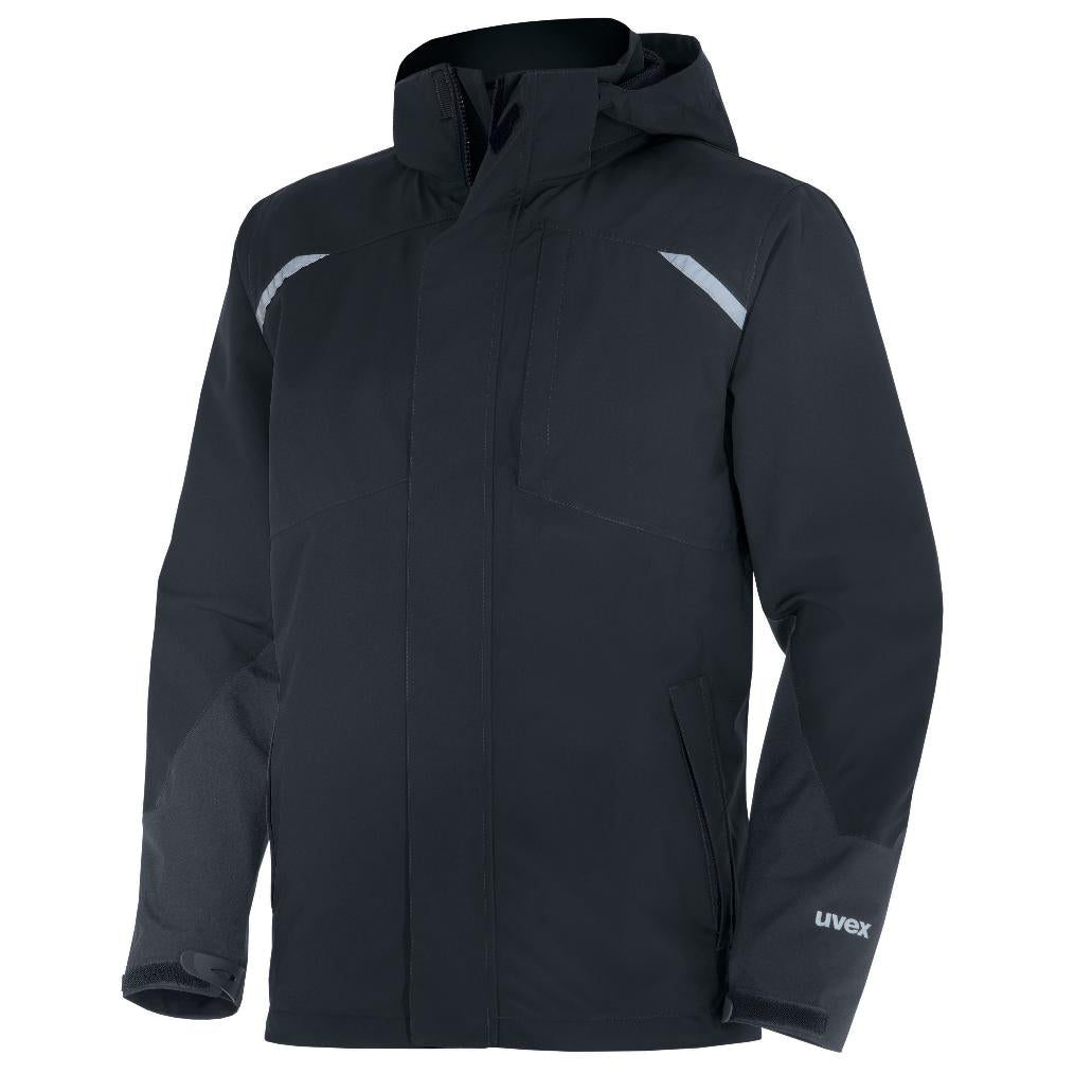 uvex Herren-Wetterjacke suXXeed craft – anthrazit, Grösse 4XL