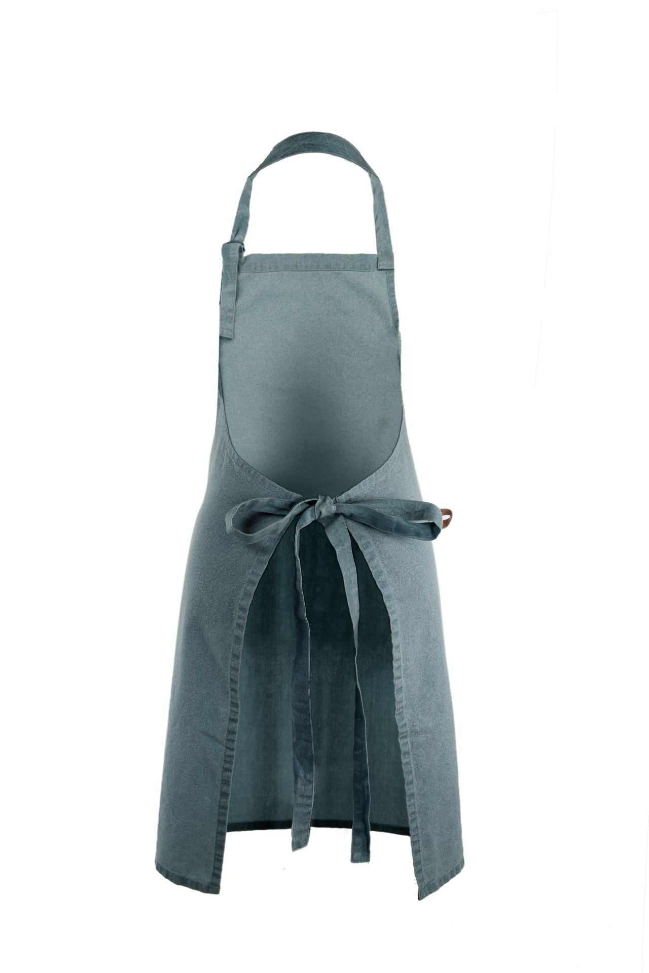 Tiseco Kochschürze – L: 85 cm, Baumwolle, Blau