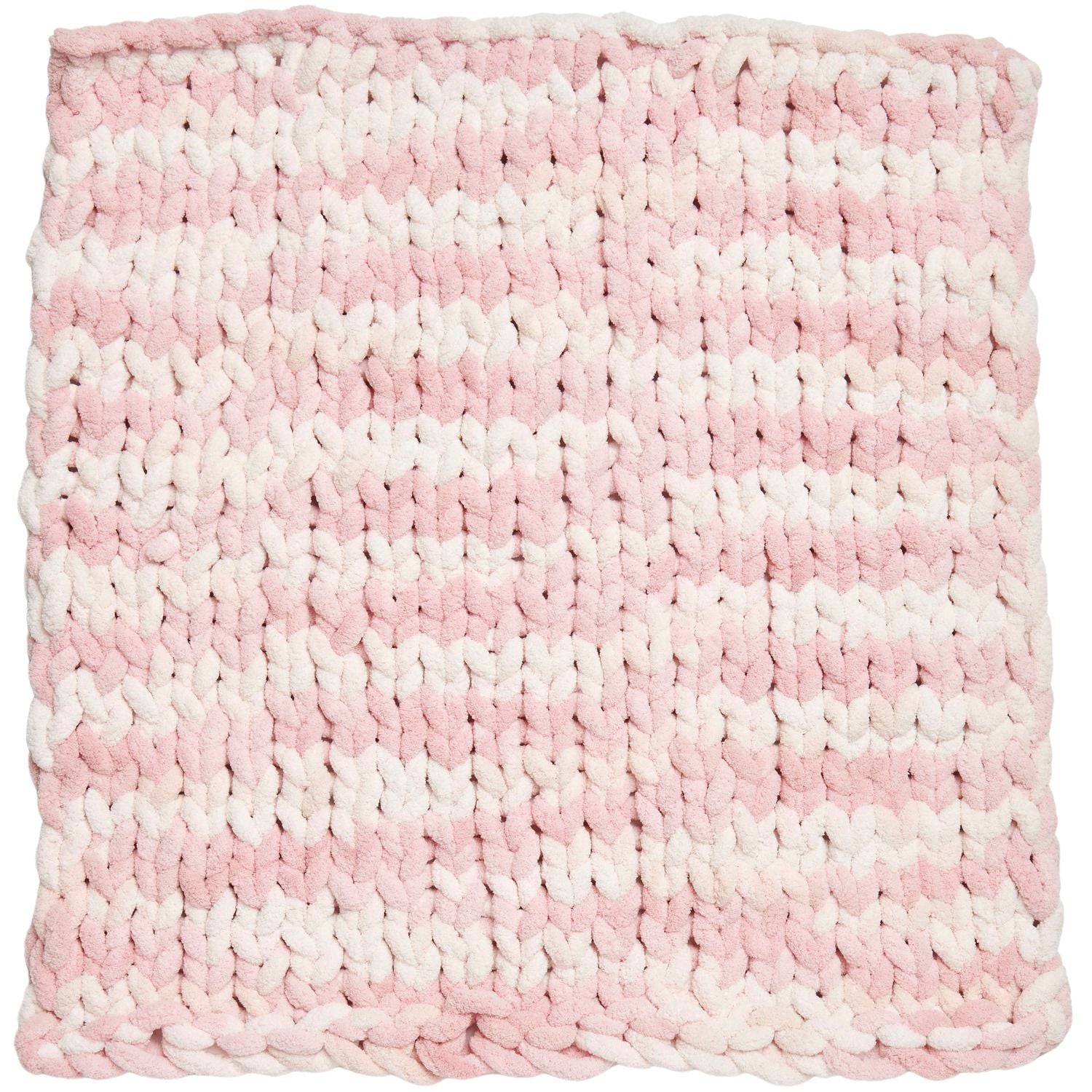 Rico Design Chenillove Super Big Print Wolle Rosa – 300 g, 36 m, Nadel 25 mm, 100% Polyester