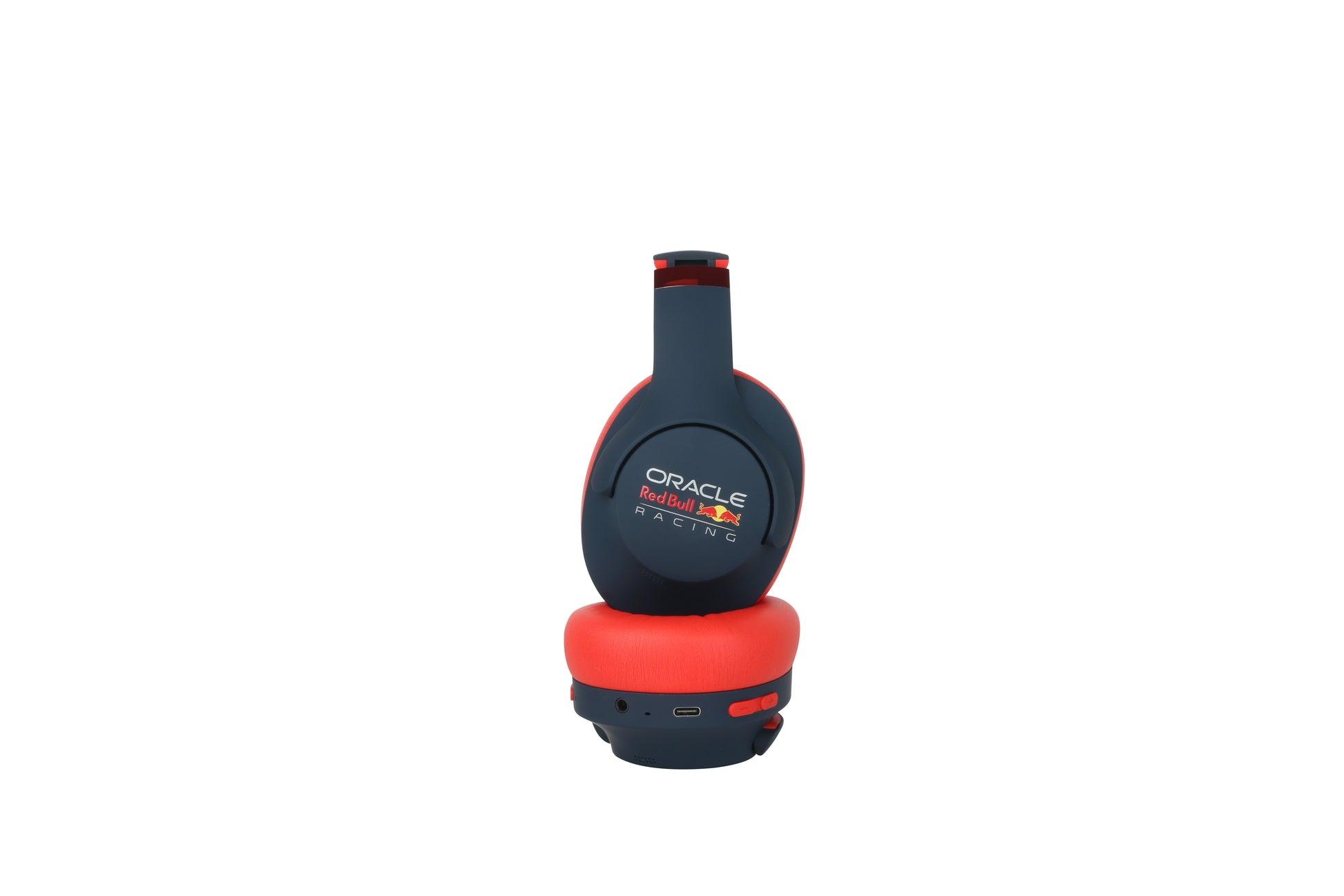 Red Bull Racing Oracle Red Bull Racing RB-HP130 Over-Ear Kopfhörer – BT, USB-C, für Android, iOS, Dunkelblau/Rot, BT 5.3