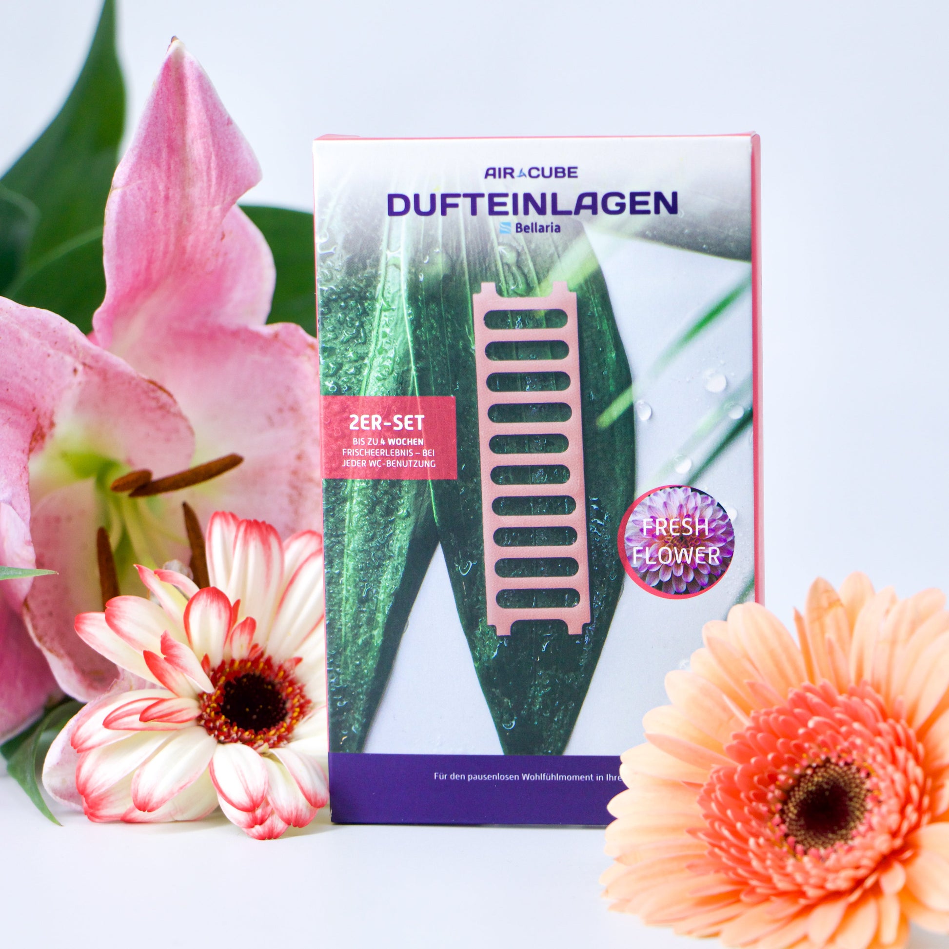 Bellaria AirCube Flower Breeze – Duftkartusche, 2er-Set