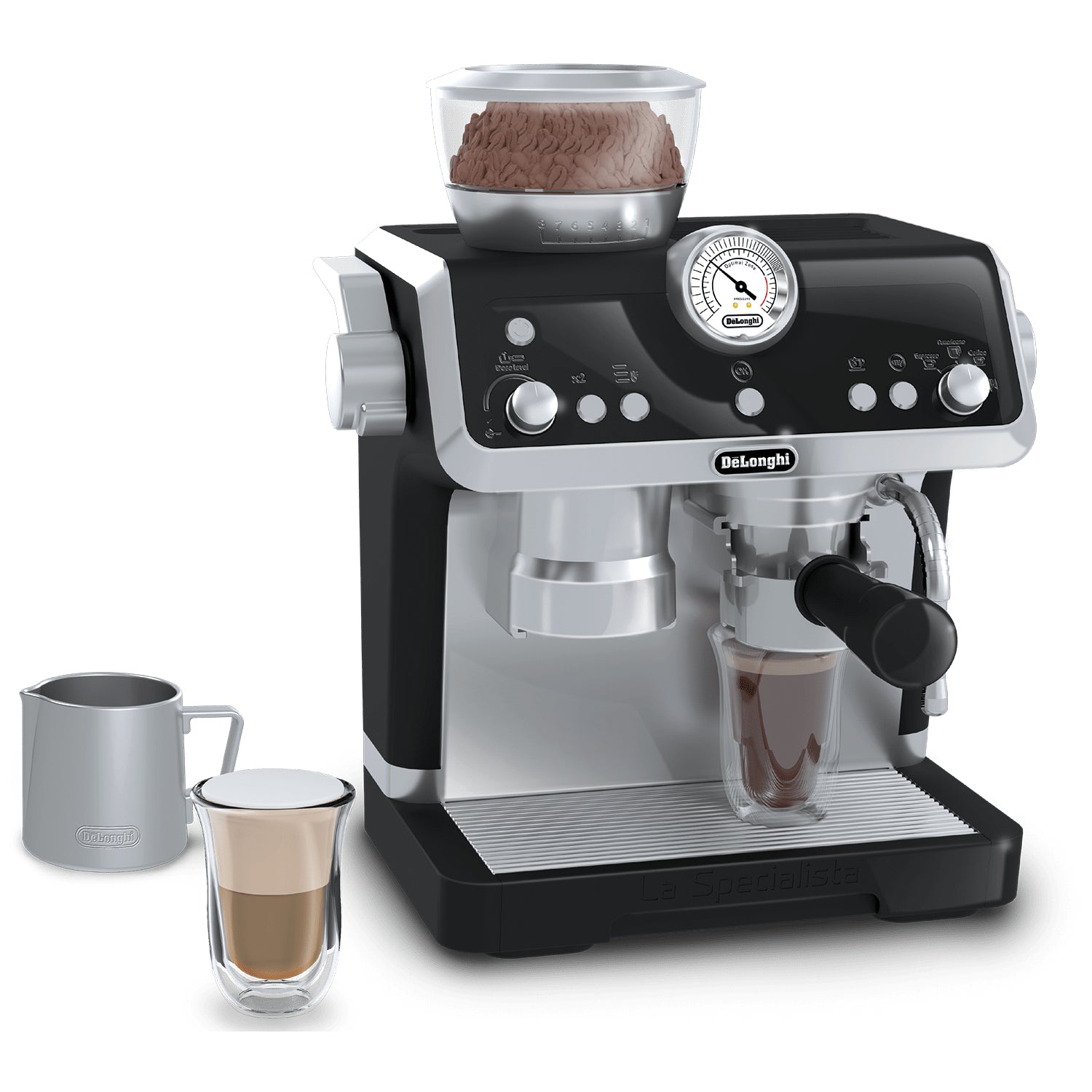 Casdon Spielzeug-Kaffeemaschine – Barista – batteriebetrieben, 2 × AAA – 16 × 28,5 × 25 cm – 1 Stück – ab 3 J.