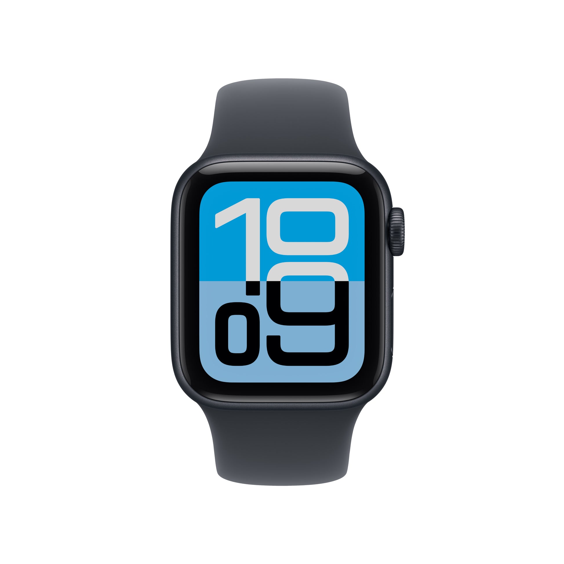 Apple Watch SE 40 mm GPS – Aluminium, Schwarz, Sportarmband, Mitternacht, M/L, 50 m, für iPhone