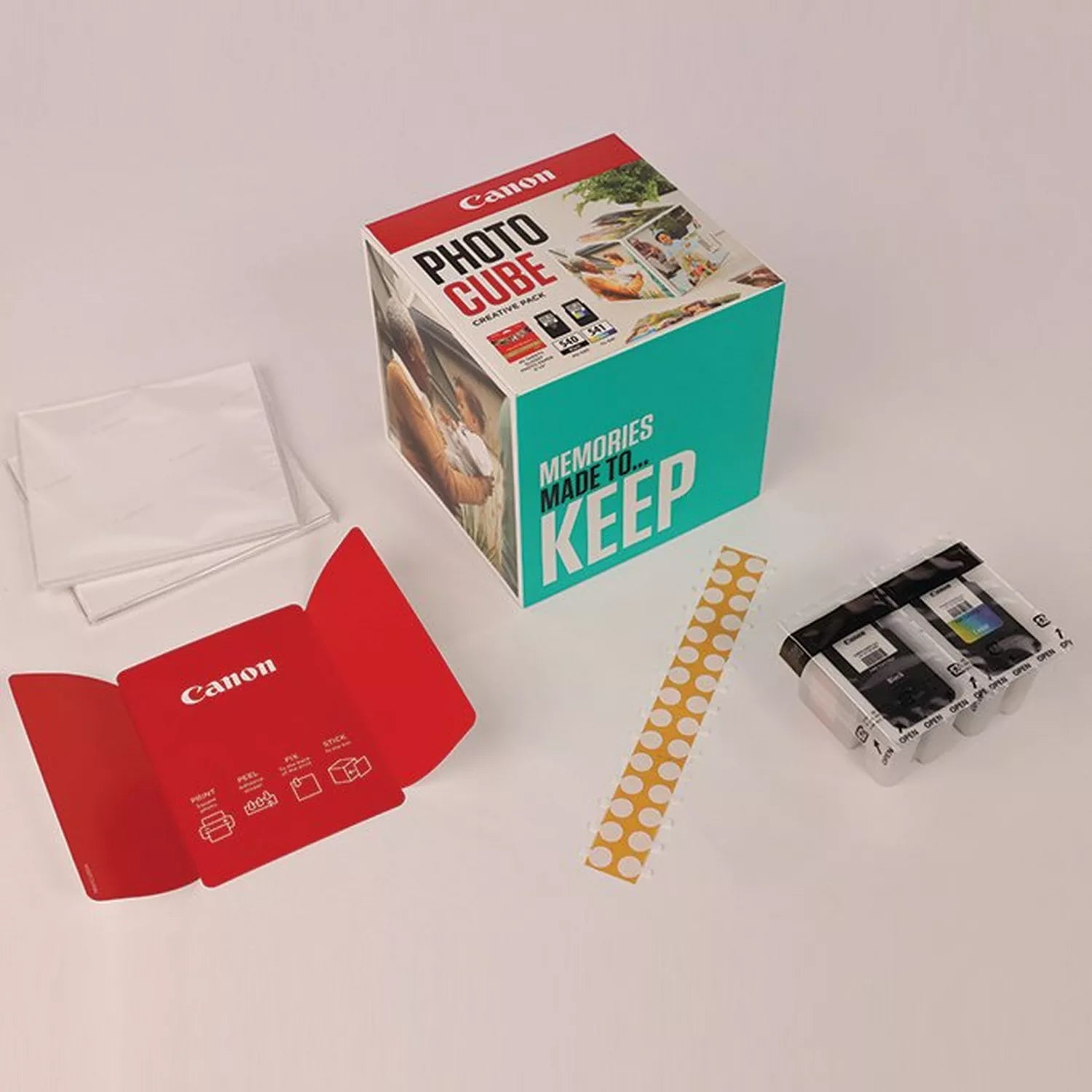 Canon Tintenpatronen-Multipack PG-540/CL-541 Photo Cube – für Canon-Drucker