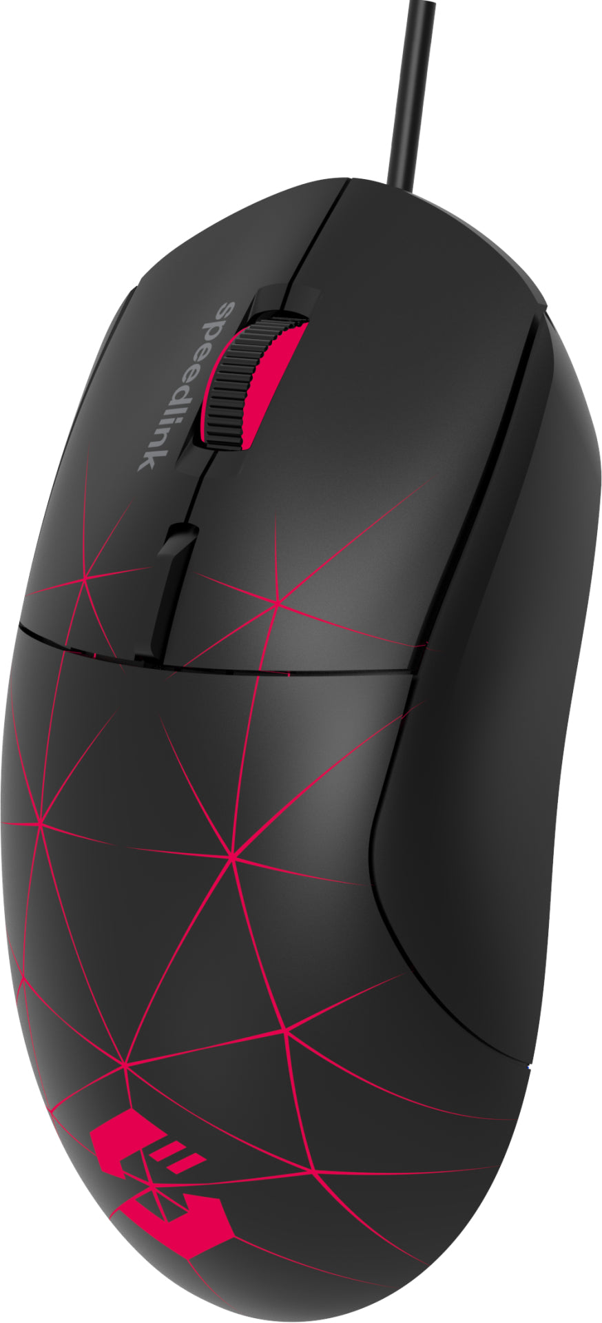 SPEEDLINK CORAX – Gaming-Maus – Kabelgebunden (USB‑A), 3200 DPI, RGB-Beleuchtung, rechts