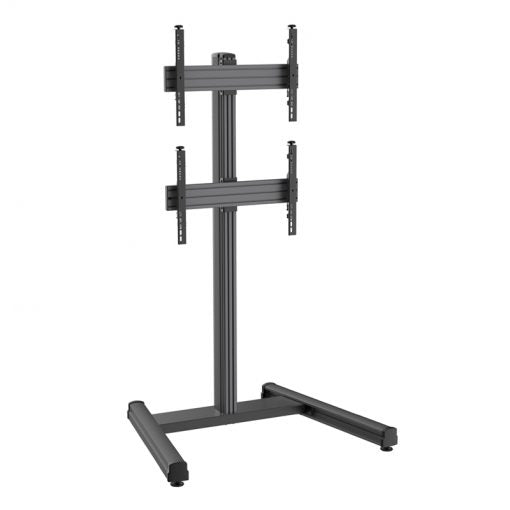Hagor 3232 – AV-Ständerpfosten, Aluminium/Kunststoff, 2'100 mm, 160 × 80 mm, Schwarz