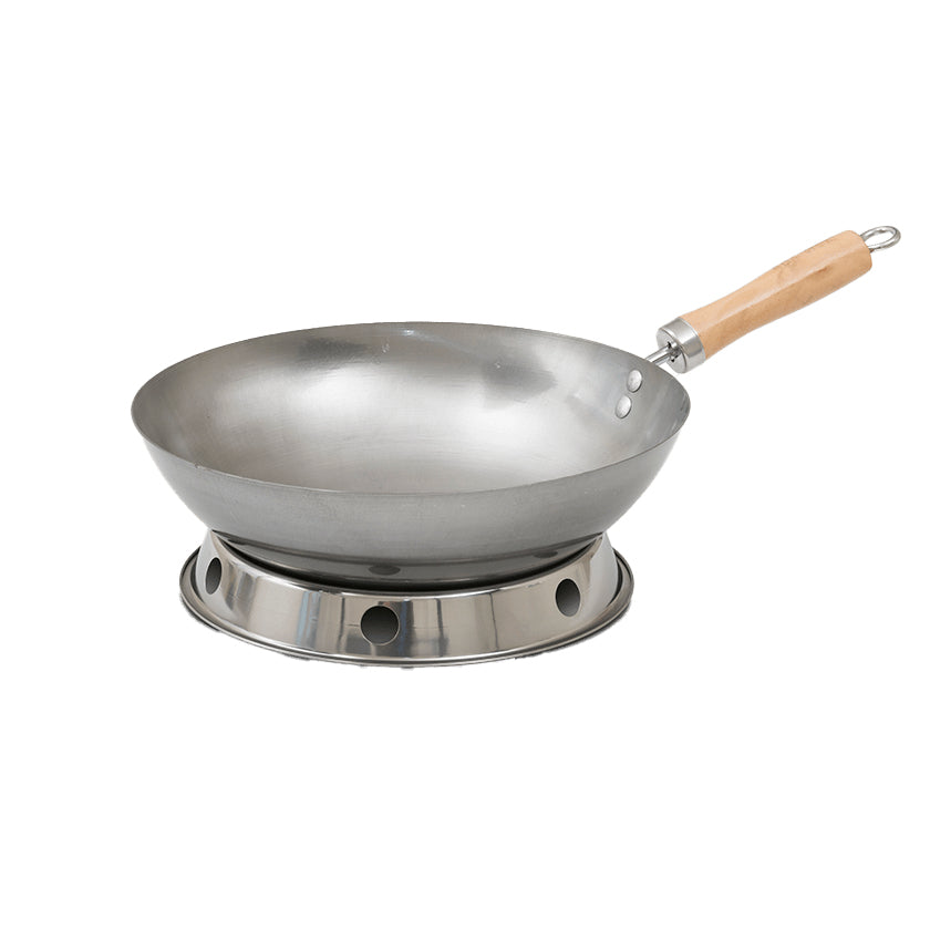 Hot Wok Fonduepfanne HW3731 – Ø 35 cm, Karbonstahl, Teflonbeschichtet, Schwarz