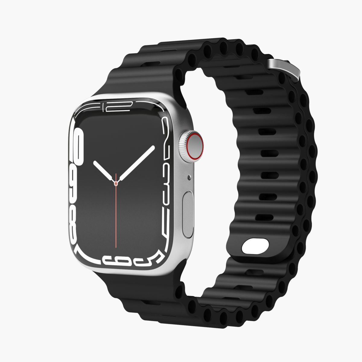 Vonmählen Wave Band 1 – Sportarmband Schwarz, für Apple Watch 40 mm, 41 mm, 42 mm