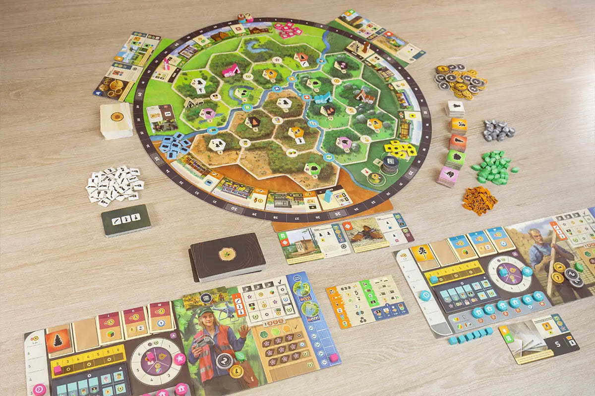 Pegasus Forestry Spiel – Strategiespiel, 1–4 Spieler, ab 12 Jahren, 120 Min., DE