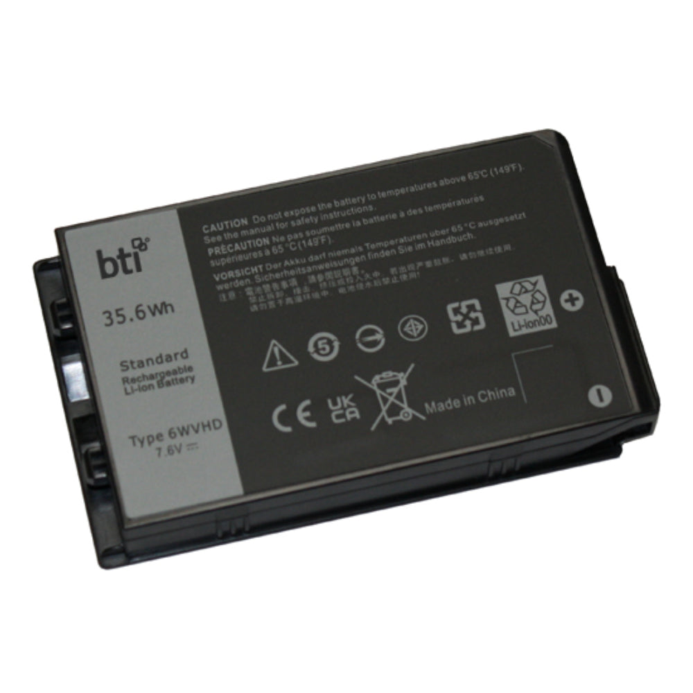 BTI Notebook-Akku – für Dell Latitude 7230 – 36 Wh, 7,6 V (2 Zellen) – Schwarz