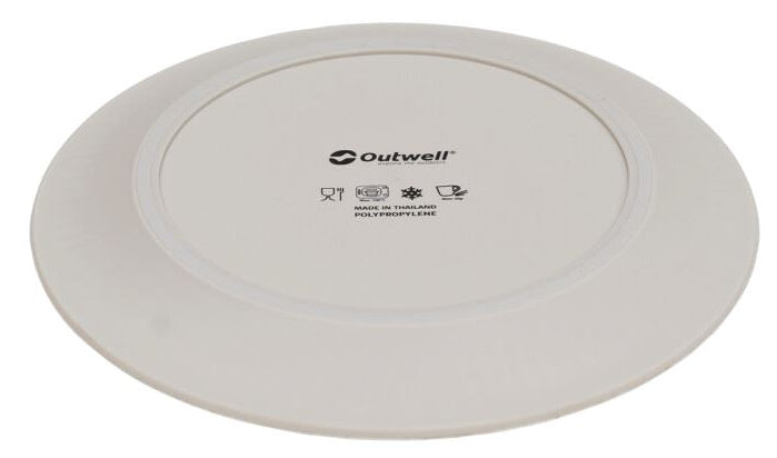Outwell Geschirr-Set Delish – 8-teiliges Set, 500 ml, Kunststoff (PP), spülmaschinenfest, mikrowellengeeignet