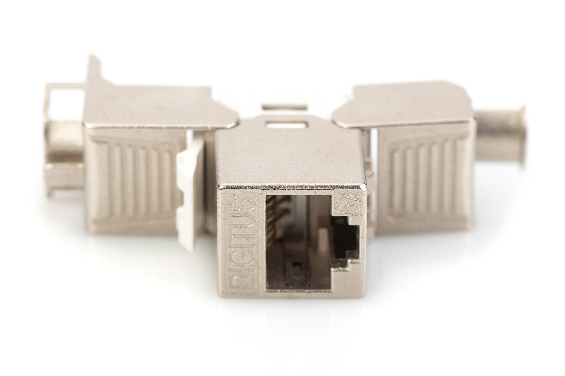 Digitus Cat6A Keystone-Modul – geschirmt, RJ-45 (LSA), 10GBase-T, 48er Pack, Silber