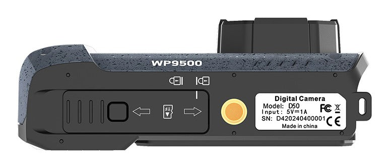 AgfaPhoto Realishot Wp9500 Action – Unterwasserkamera, wasserdicht bis 3 m, 24 MP, 5K, schwarz