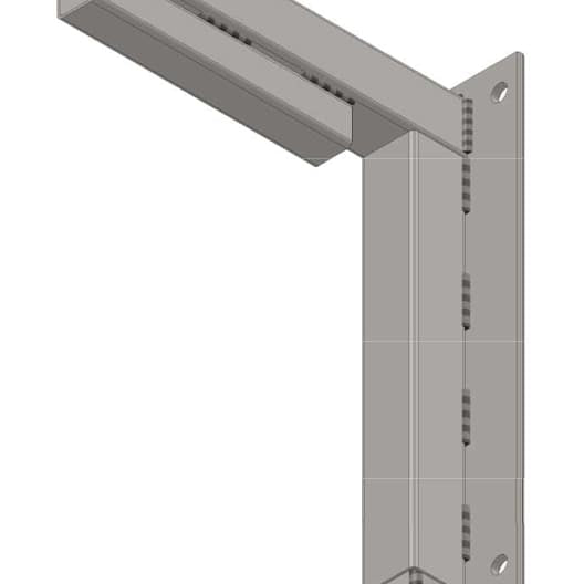 Da-Lite 10800140 – Montage-Zubehör Montageschelle, 24,0 cm, für Da-Lite