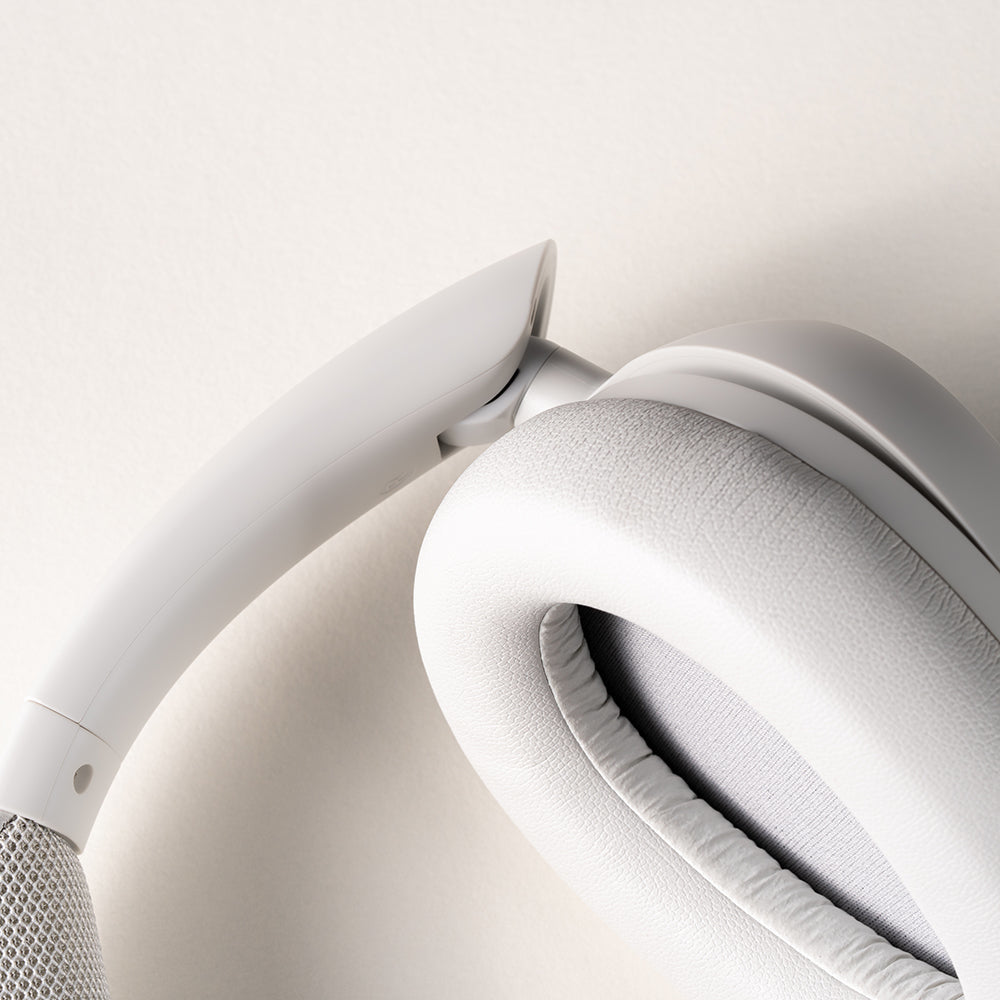 JLab JBuds Lux Over-Ear Kopfhörer – Stereo, BT, ANC, Weiss, BT 5.3