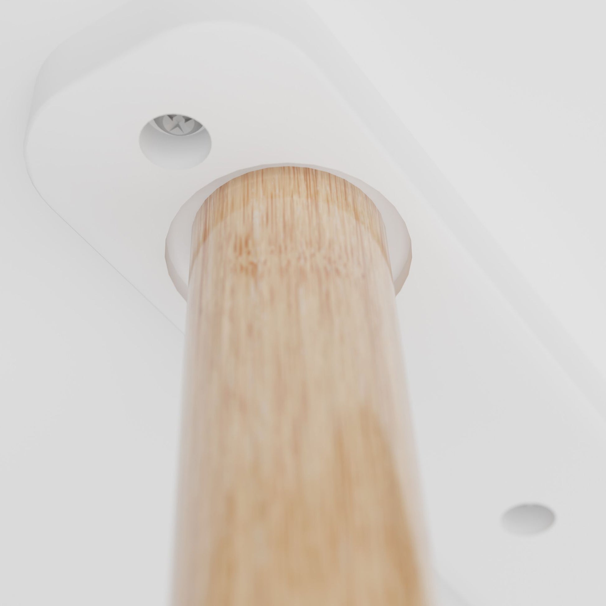 Relaxdays Sitzgarnitur, 59 × 60 cm, weiss/hellbraun, MDF/Holz