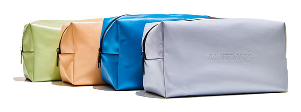 Muitomas Necessaire – 210×130×20 mm, wasserabweisend – pfirsich – Kunstleder