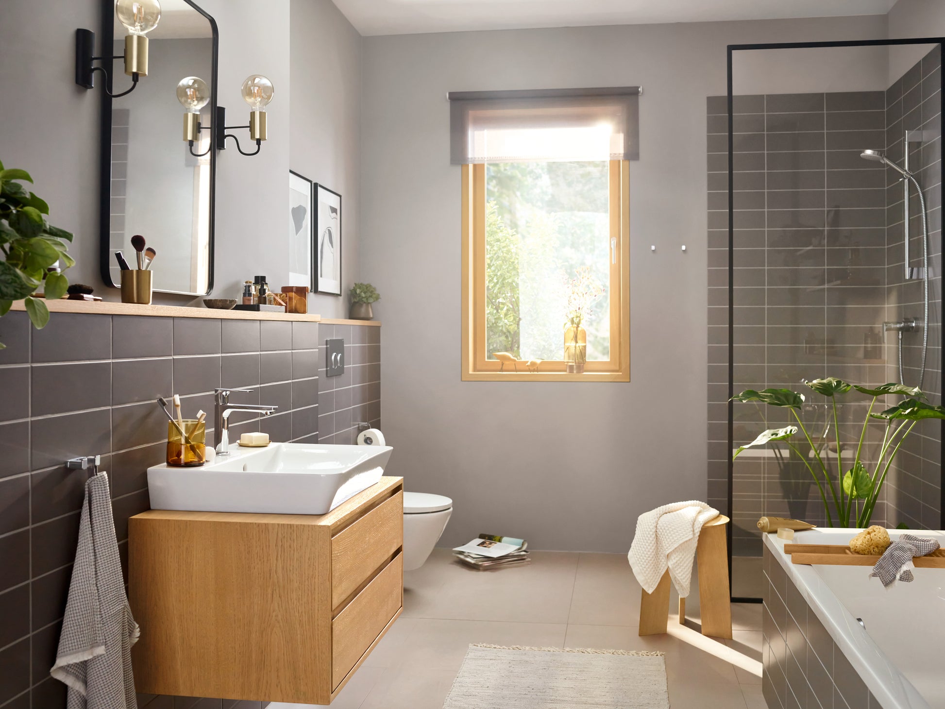 Hansgrohe Rebris E 110 Unterputz-Badebatterie – Kunststoff, Chrom