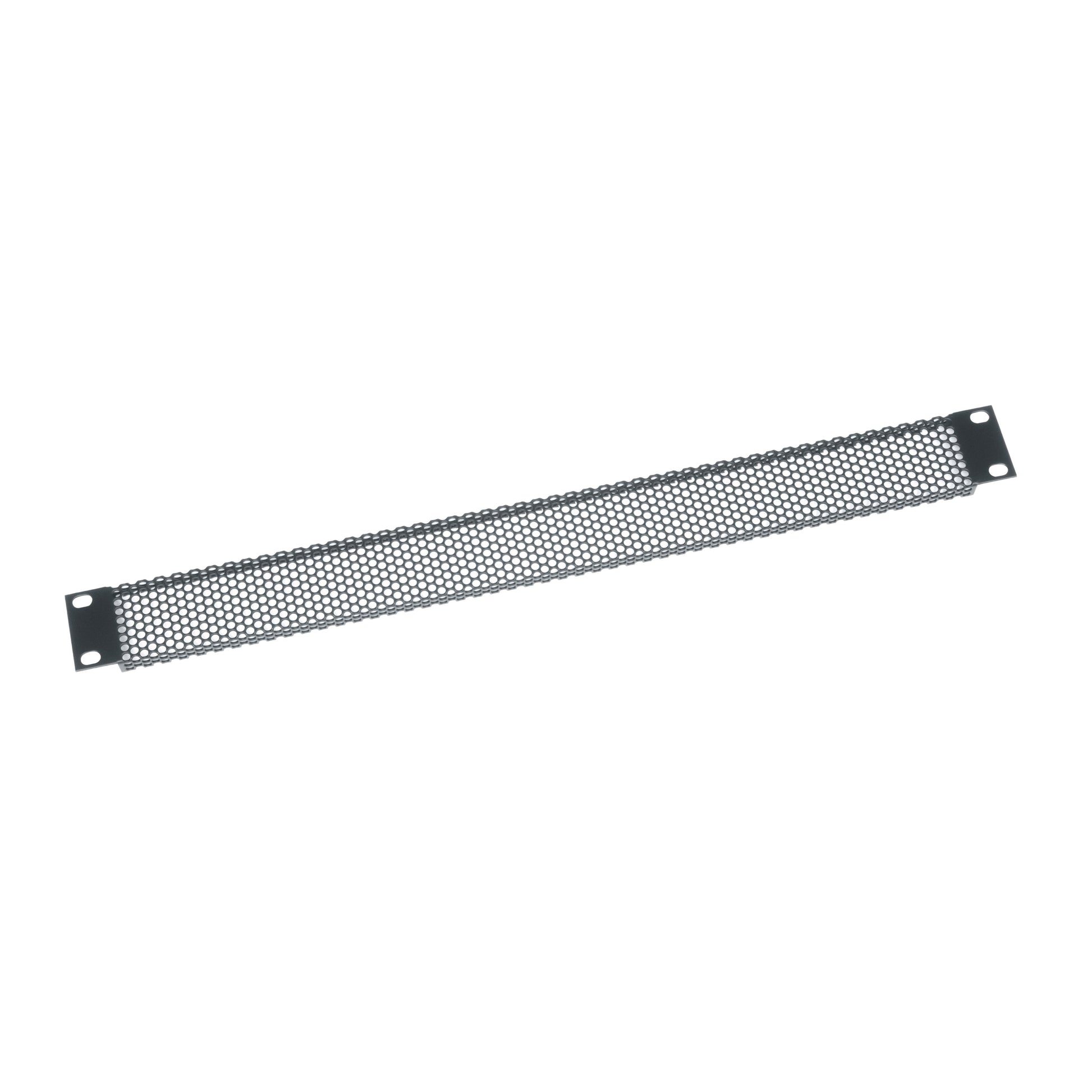 Middle Atlantic VT1 – Belüftete Blindplatte, 1U, für 19"-Racks, Stahl, Schwarz