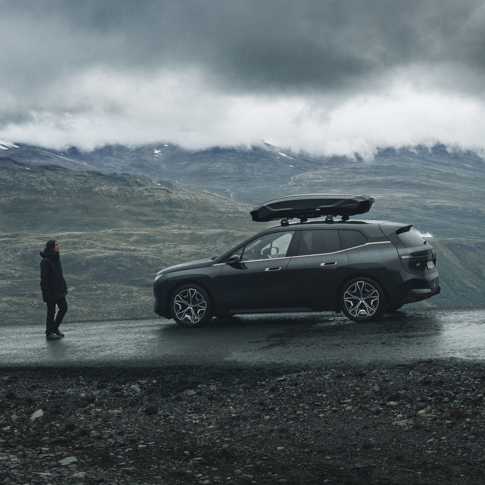 Thule Harte Dachbox Motion 3 L – 450 l, bis 75 kg, mit Schloss, für Ein-Schlüsselsystem – Titan