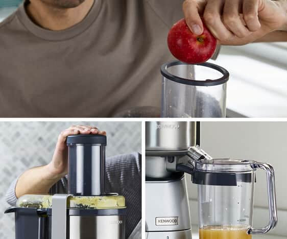 Kenwood Saftpresse-Aufsatz AT641 – 20 × 27 × 31 cm, für Chef-Serie (z. B. Chef Sense, Cooking Chef)