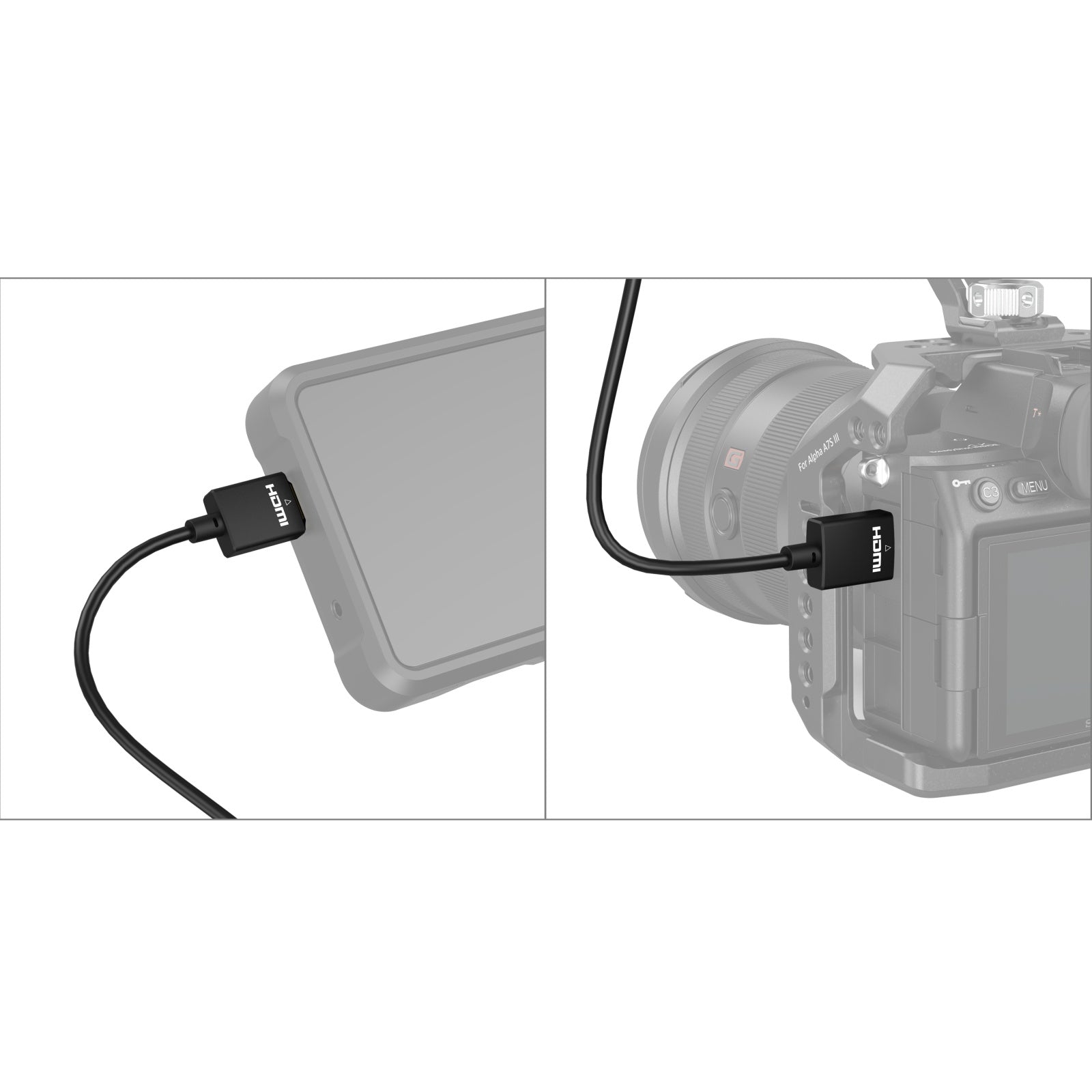 SmallRig HDMI Kabel HDMI 2.0 4K 60 Hz – 0,55 m