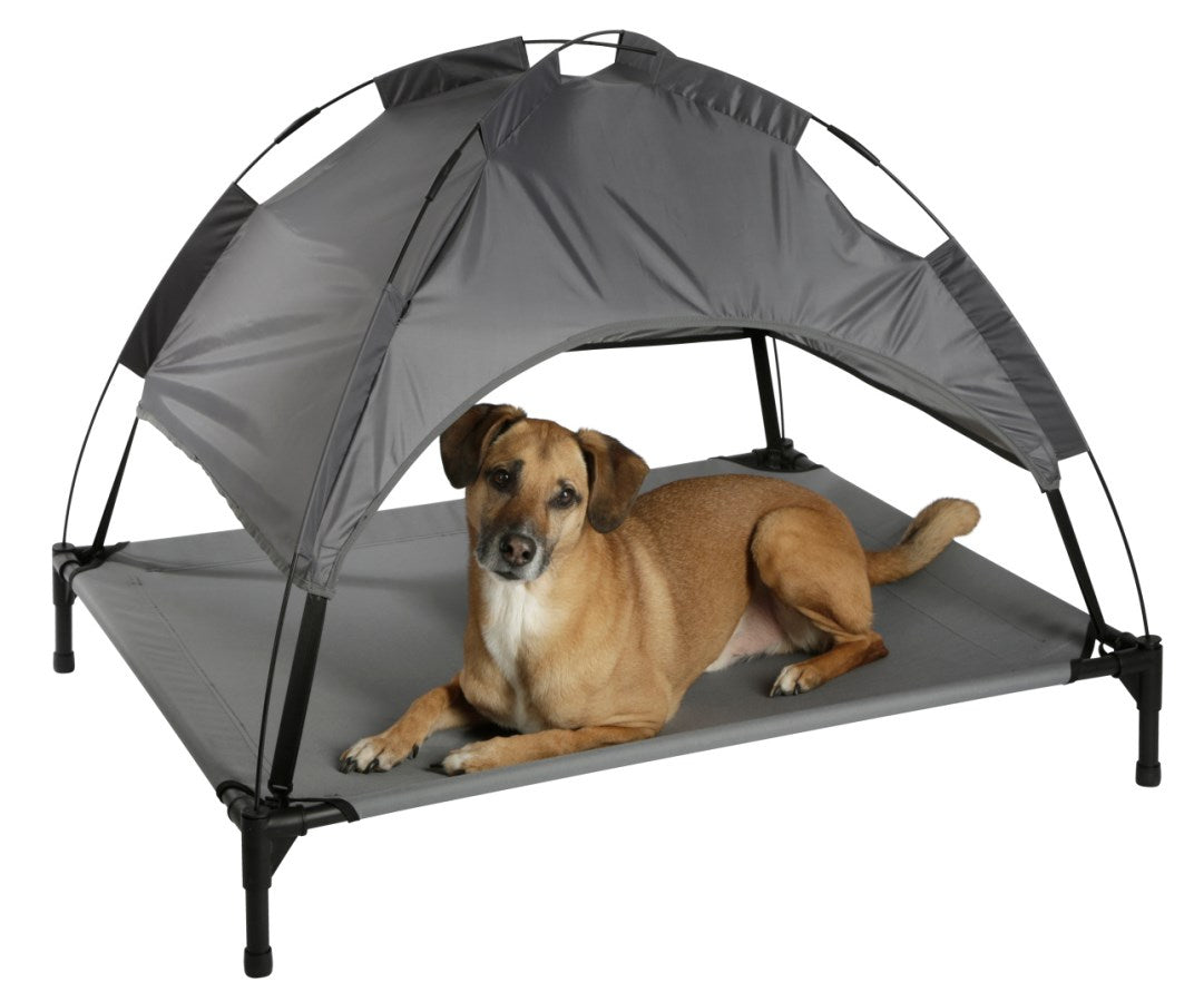 Kerbl Vacation Top – 86 × 105 cm – Metall, Oxford, Dunkelgrau