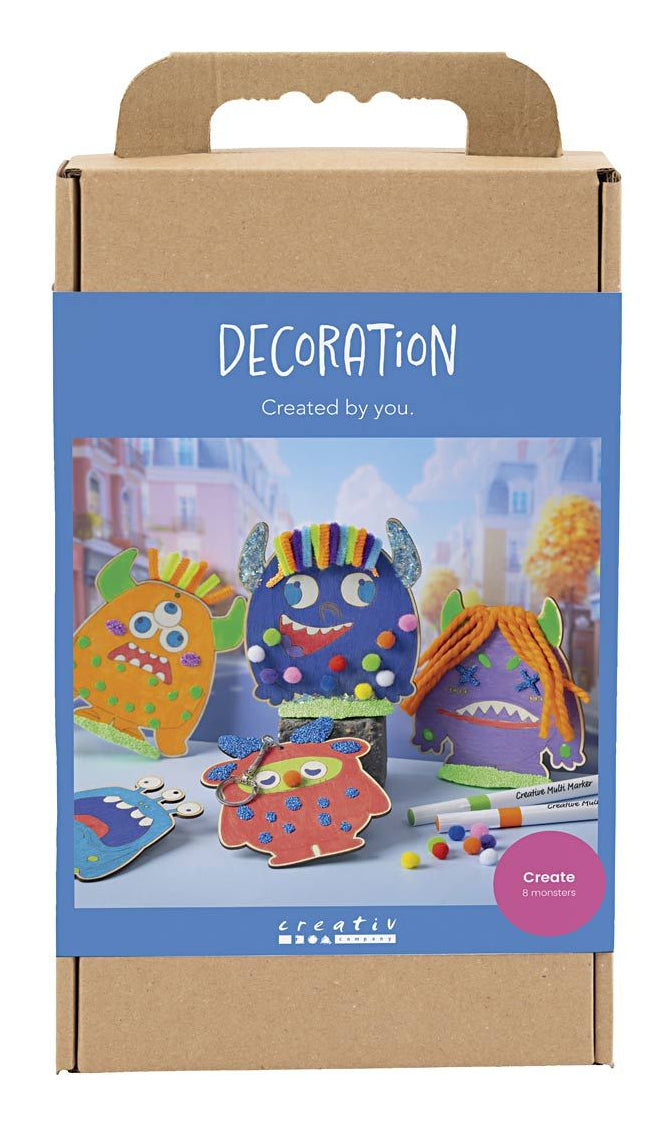 Creativ Company Allgemeines Bastelset – Monster – ab 5 Jahren