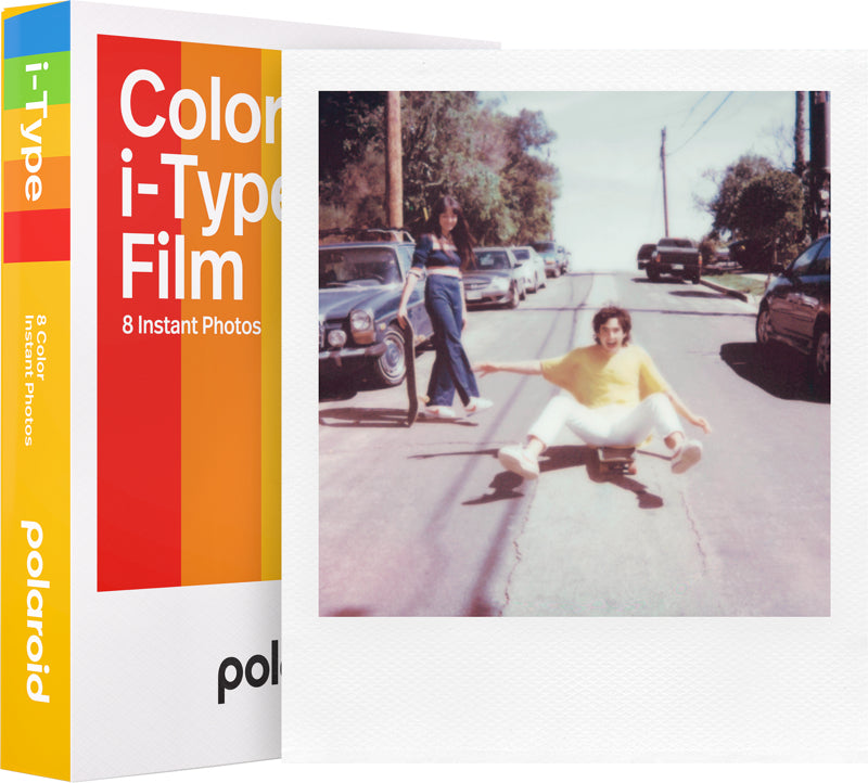Polaroid Originals Film i-Type Color – Sofortbildfilm, 79 × 79 mm Bild – für Polaroid i-Type – 8er-Pack