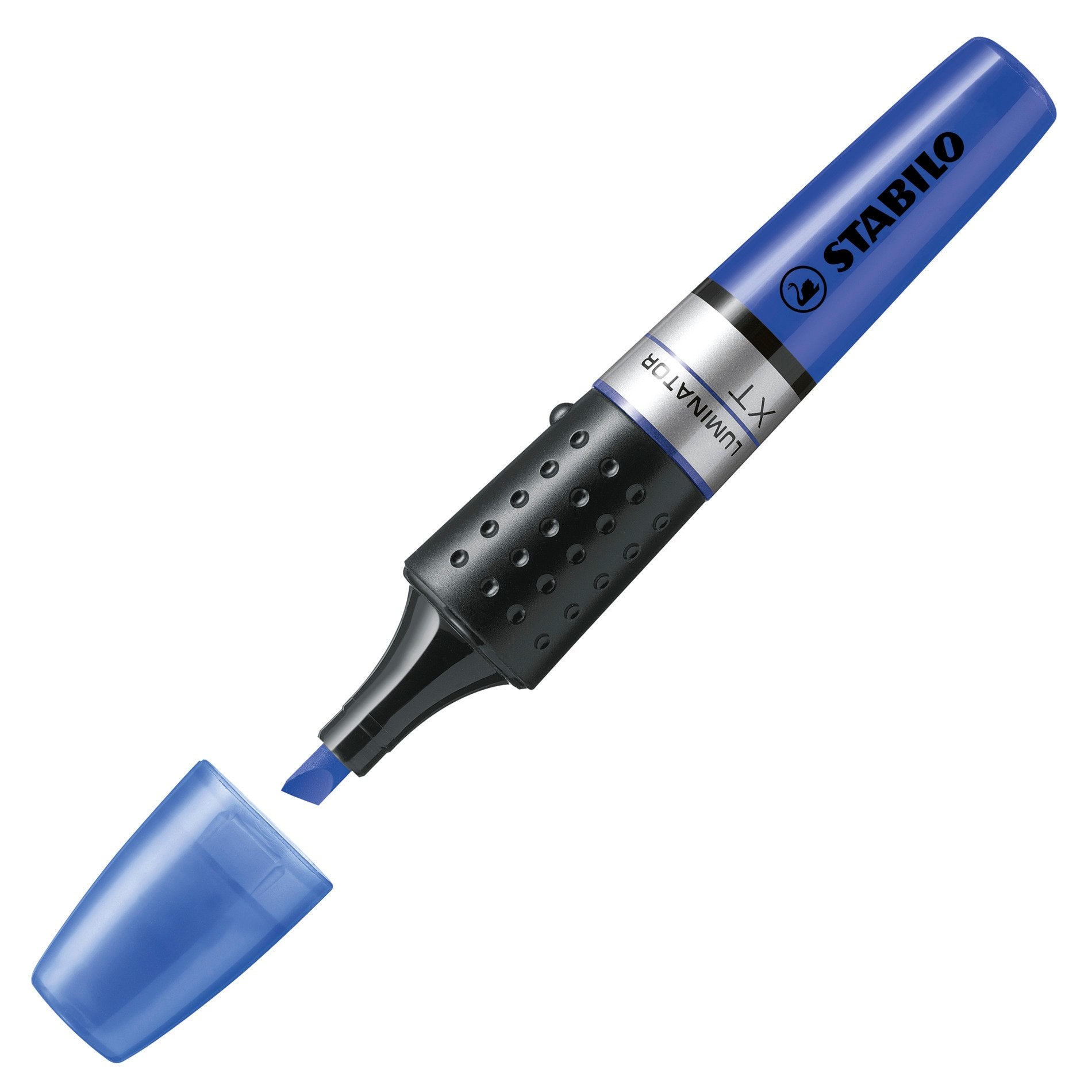 STABILO Luminator Textmarker Blau – Keilspitze, 2–5 mm, auf Wasserbasis