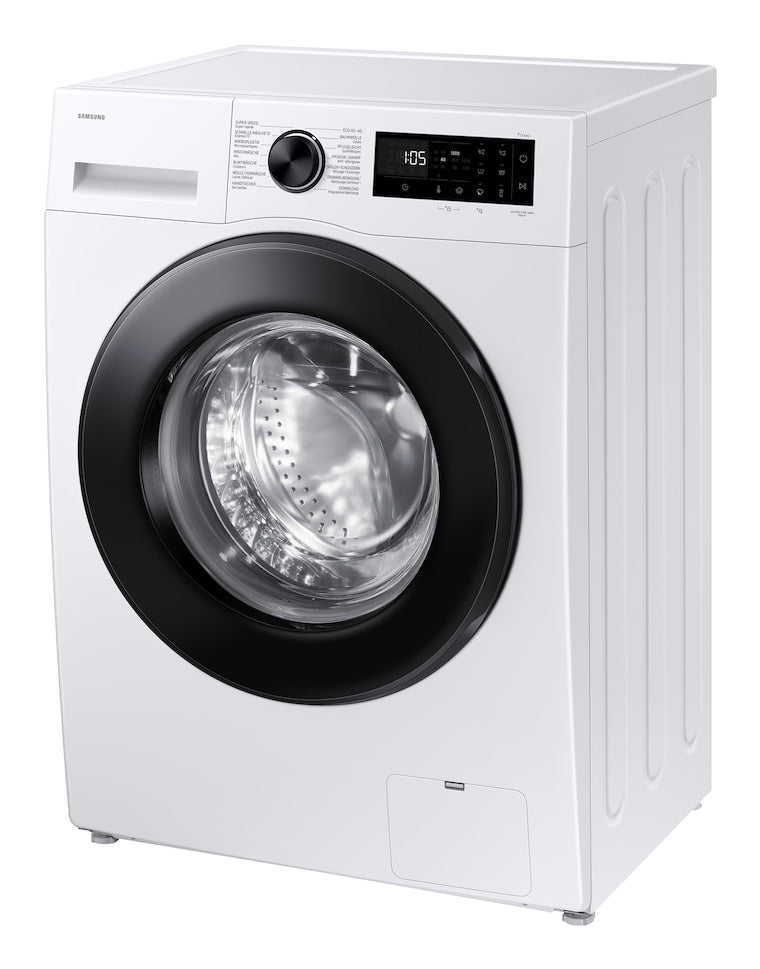 Samsung Waschmaschine WW5100 Slim – 60 × 85 × 47 cm, weiss, 8 kg, 1200 U/min, wifi-gesteuert