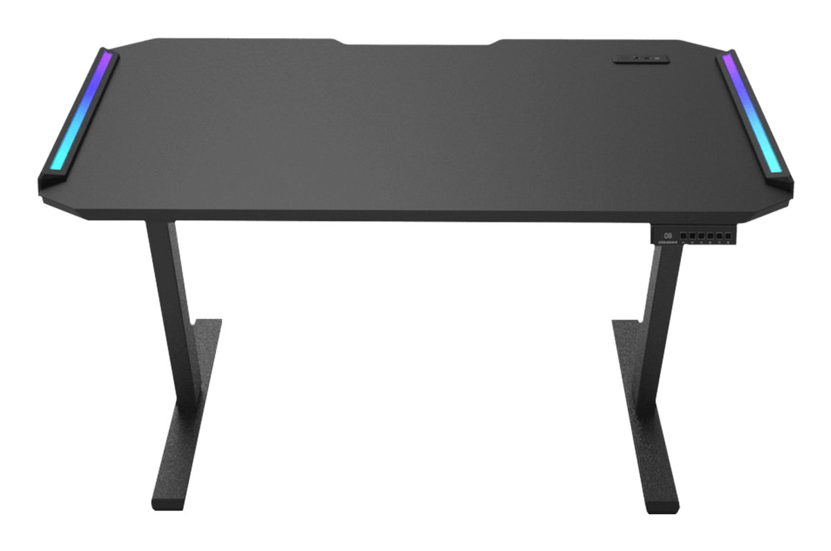 COUGAR Gaming COUGAR Deimus 120 – Arbeitstisch, 122 × 60,5 cm, 80 kg, Schwarz, MDF/Metall