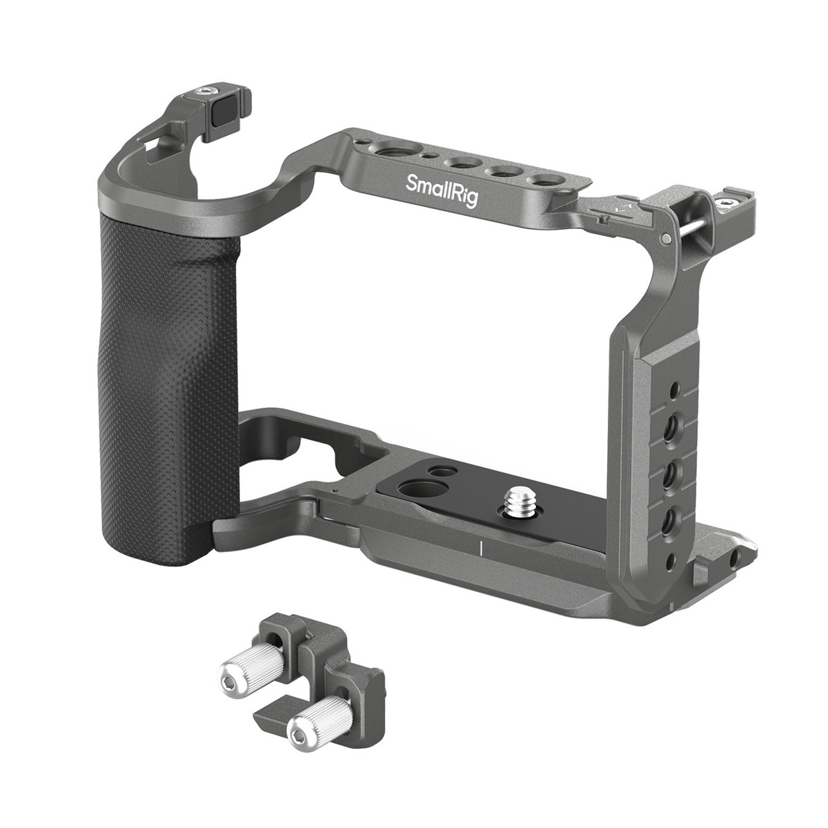 SmallRig 4949 HawkLock Schnellverschluss Cage-Kit – 1/4", 3/8" Gewinde – für Sony ZV-E10 II – Schwarz