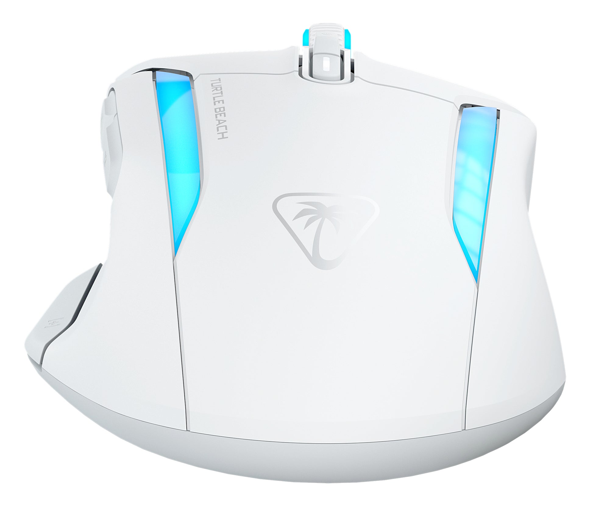 Turtle Beach Kone II Air Gaming-Maus – kabellos, 1'000 Hz, 7 Tasten, für Rechtshänder, RGB-Beleuchtung, weiss