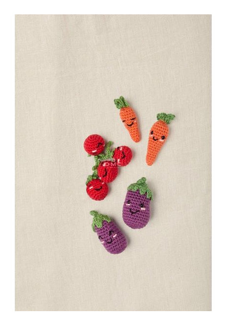 DMC Veggie Pals – Häkelset (Amigurumi) – Smiley – Baumwolle