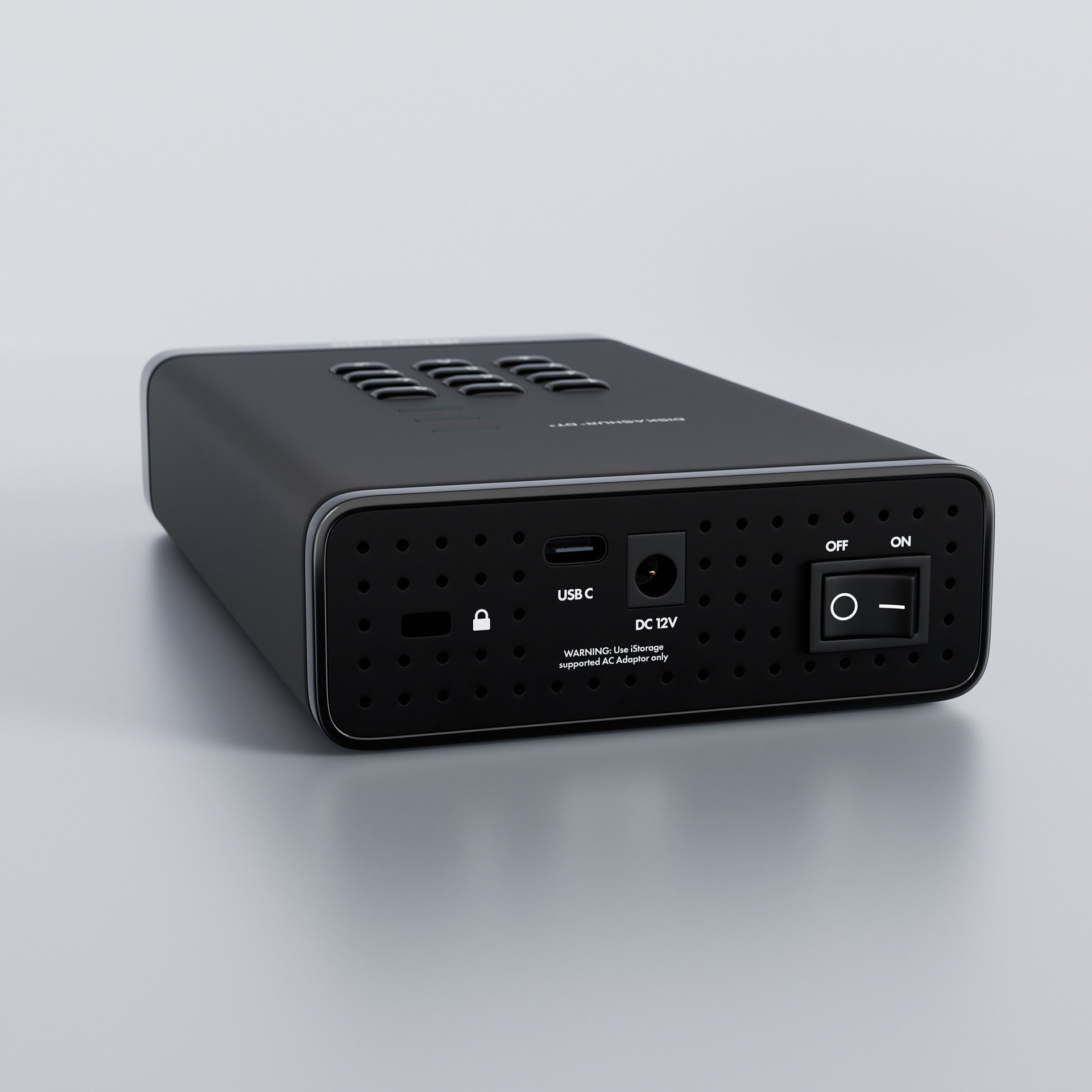 iStorage diskAshur DT3 – 14 TB, USB-C 3.2 Gen 1, Hardware-Verschlüsselung, FIPS 140-3, für Win/Mac/Linux/Android