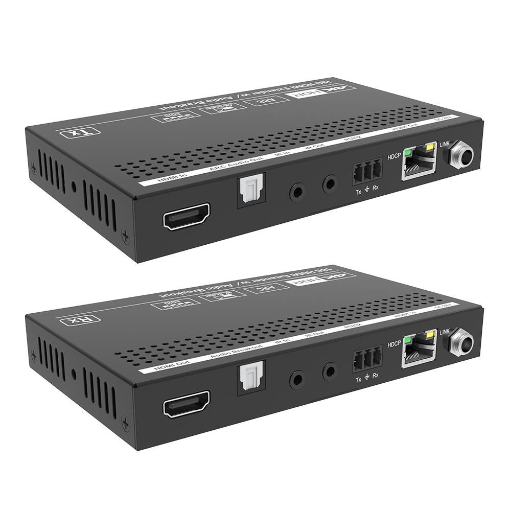Vivolink HDBaseT-Extender-Set, bis 70 m, Audio-Breakout