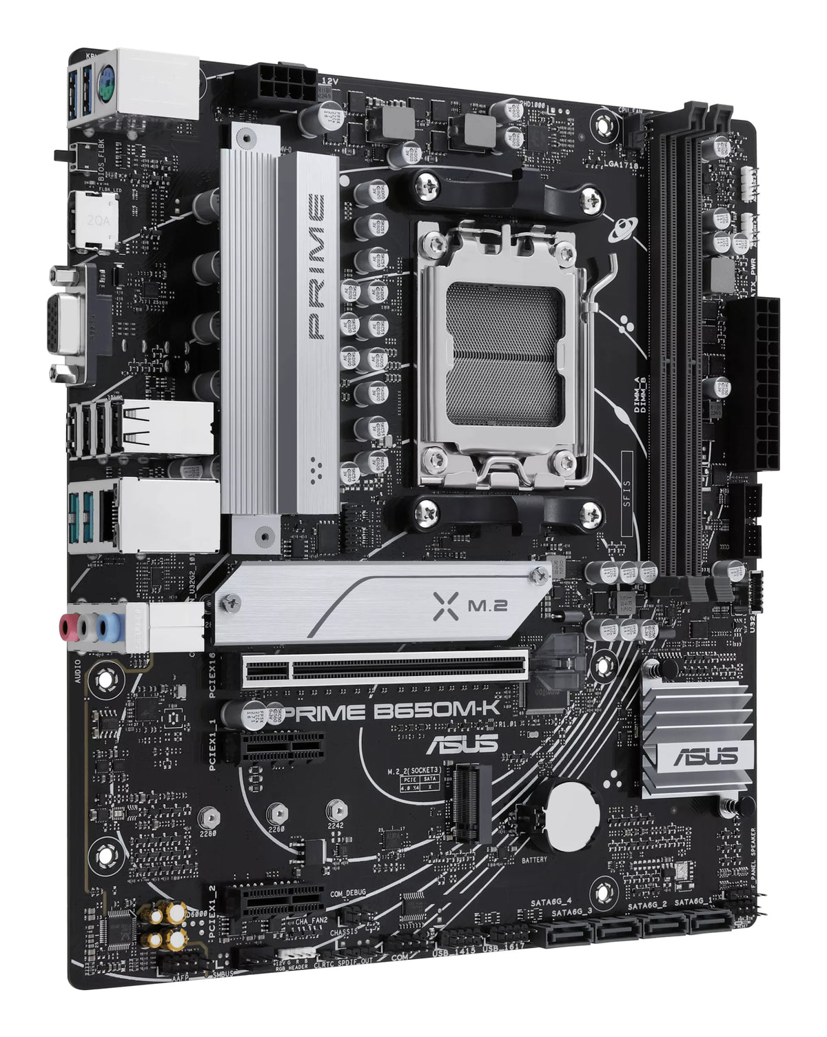 ASUS PRIME B650M-K – Mainboard – Sockel AM5, AMD B650, mATX, DDR5