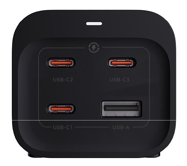 M. Schönenberger Schnellladestation 2xT13 3xUSB-C 1xUSB – Power Delivery 3.0, Schwarz