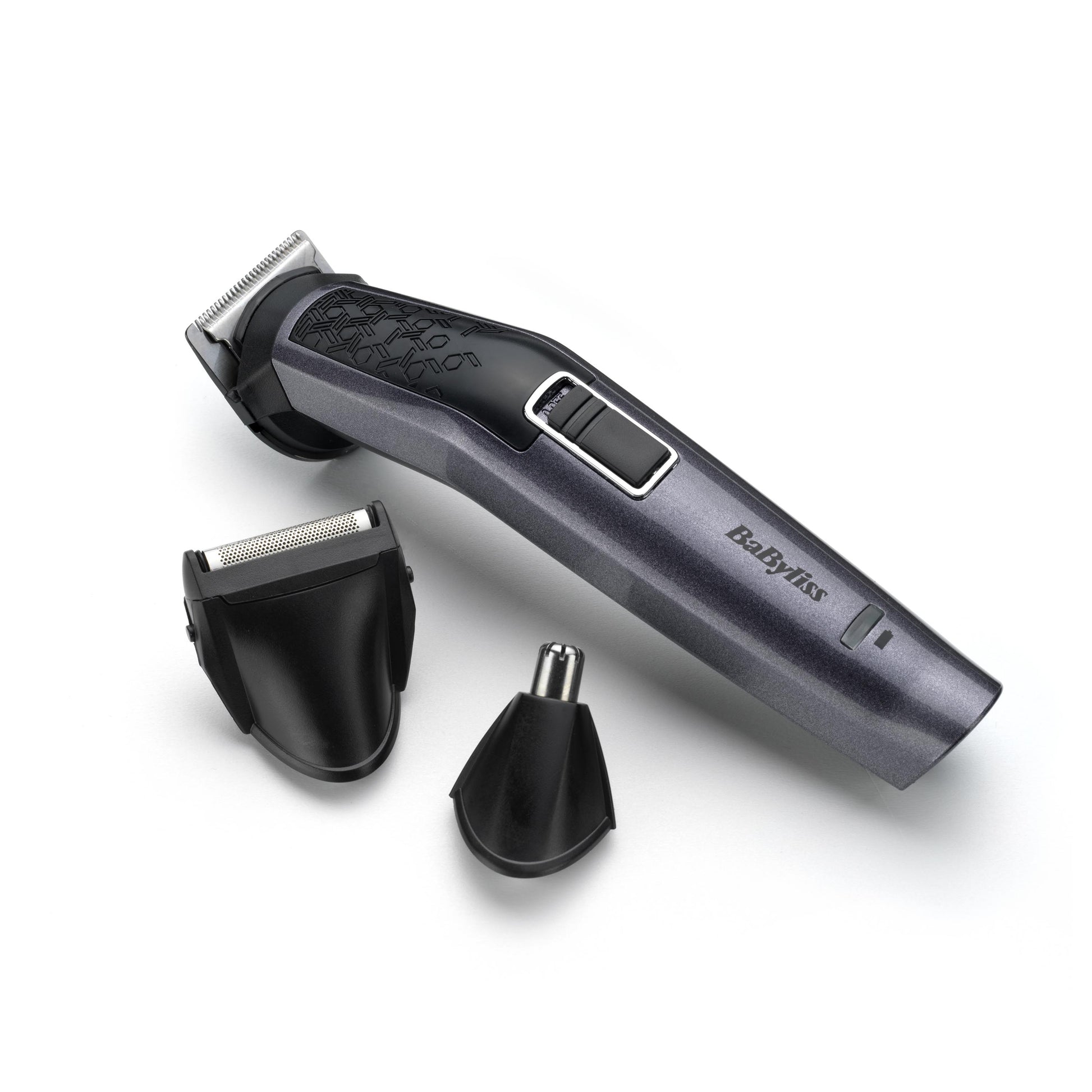 BaByliss Präzisionstrimmer MT727E – Akku 60 min, Titan-Messer, 0,5–8 mm, 10 Führungskämme, waschbar
